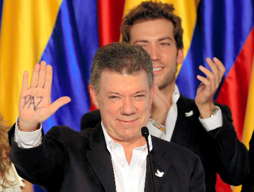 大統領へのノーベル平和賞はコロンビア和平を救う
