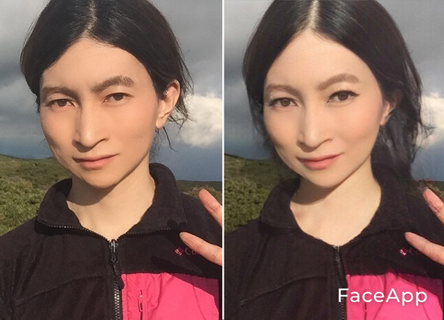 性別転換アプリ「FaceApp」の利用が女性への偏見強化を招く - 勝部元気 