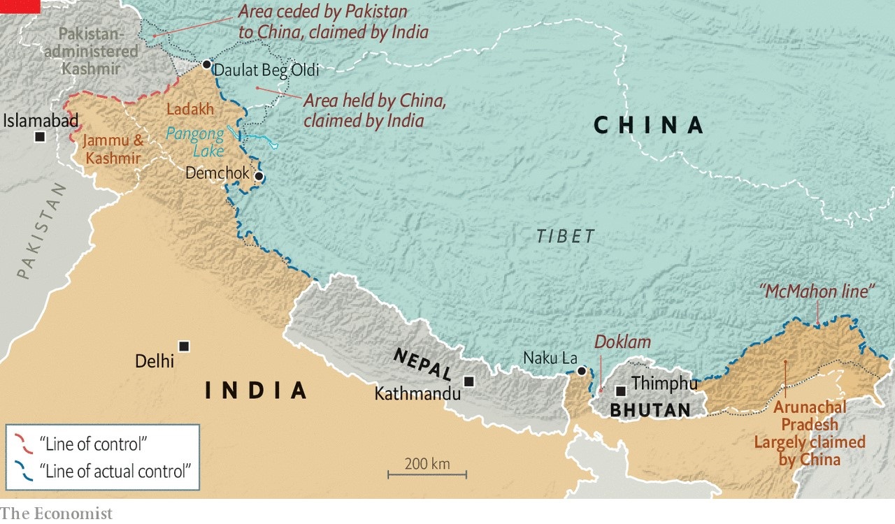 国境 インド 中国